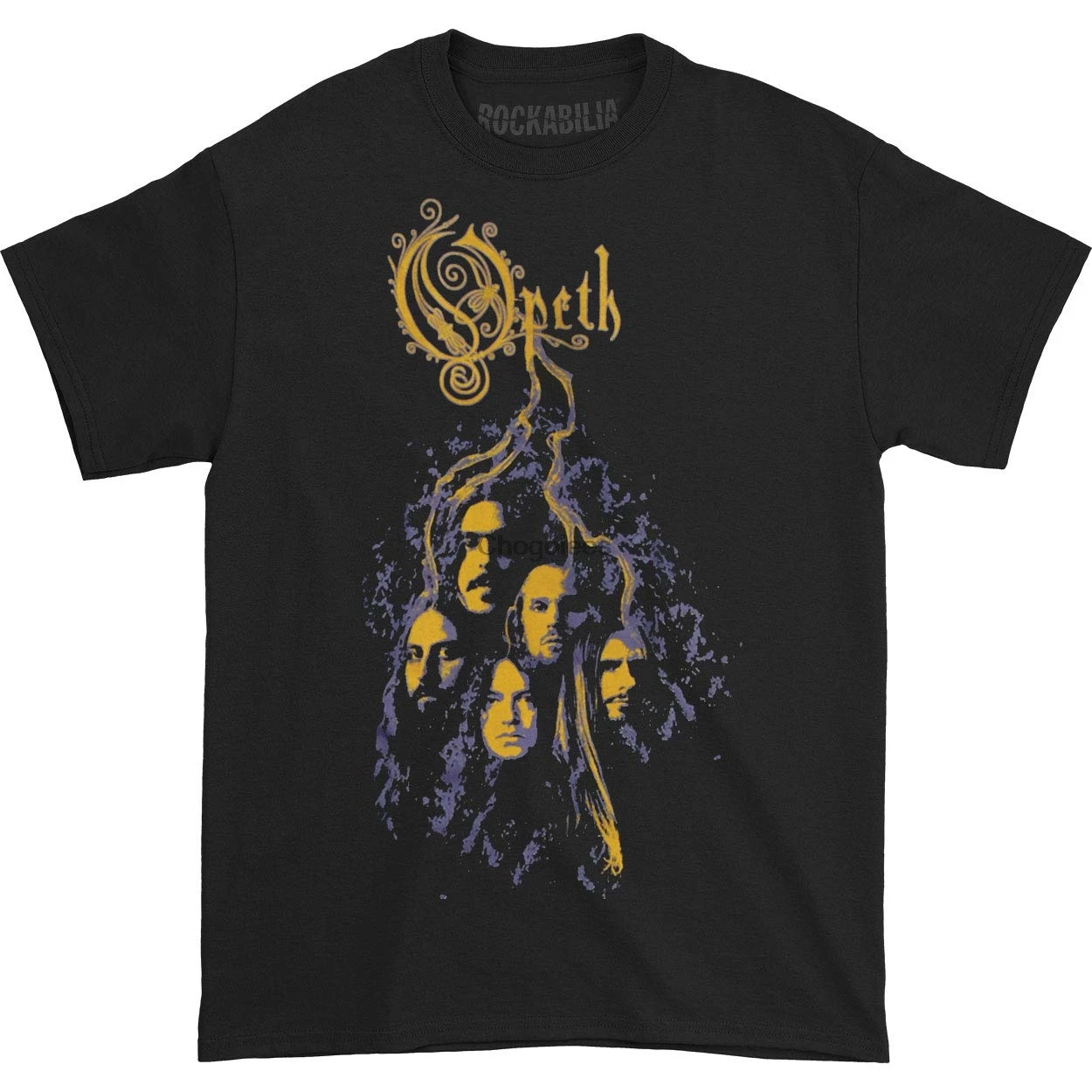 Мужская черная футболка Opeth |