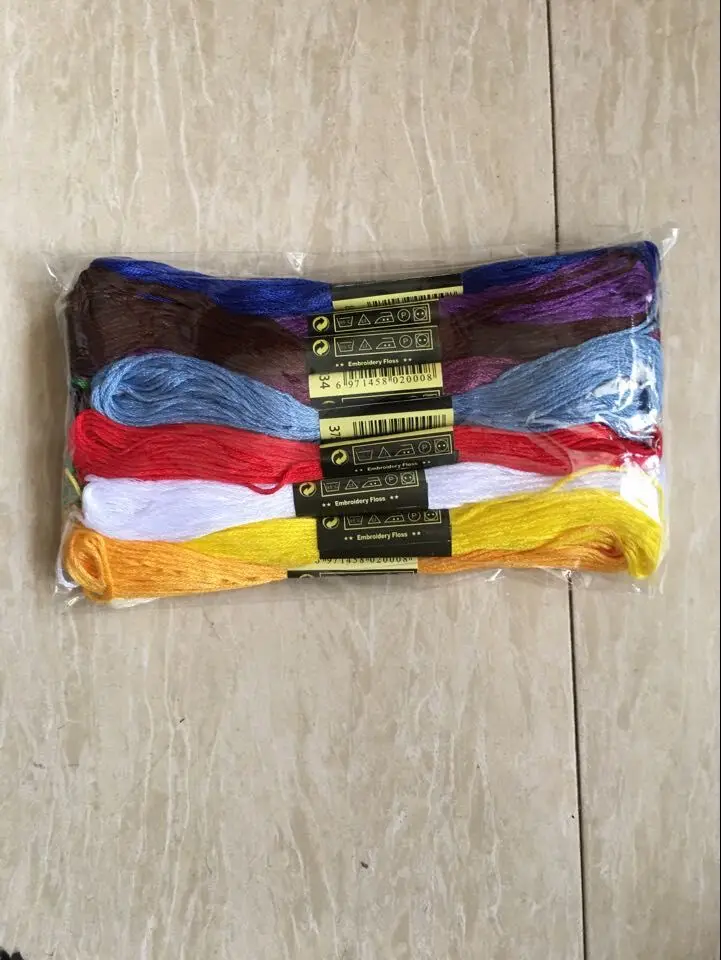 Cross Stitch Floss Embroidery Floss Embroidery Thread Cross Stitch Thread Random Color embroidery DIY cotton Line 10 pcs