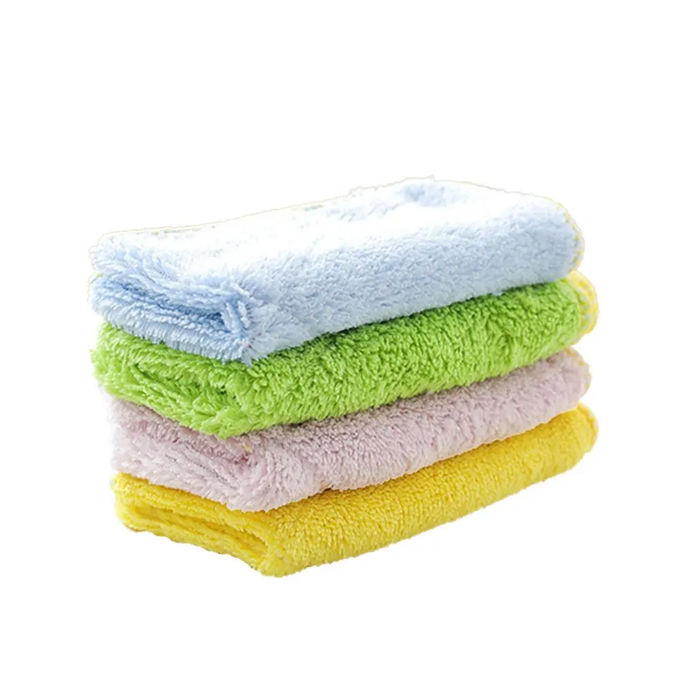 

Absorbent Microfiber Washing Towel Anti-grease Dish Cloth Double Sided Practical Kitchen Cleaning Wiping Rag