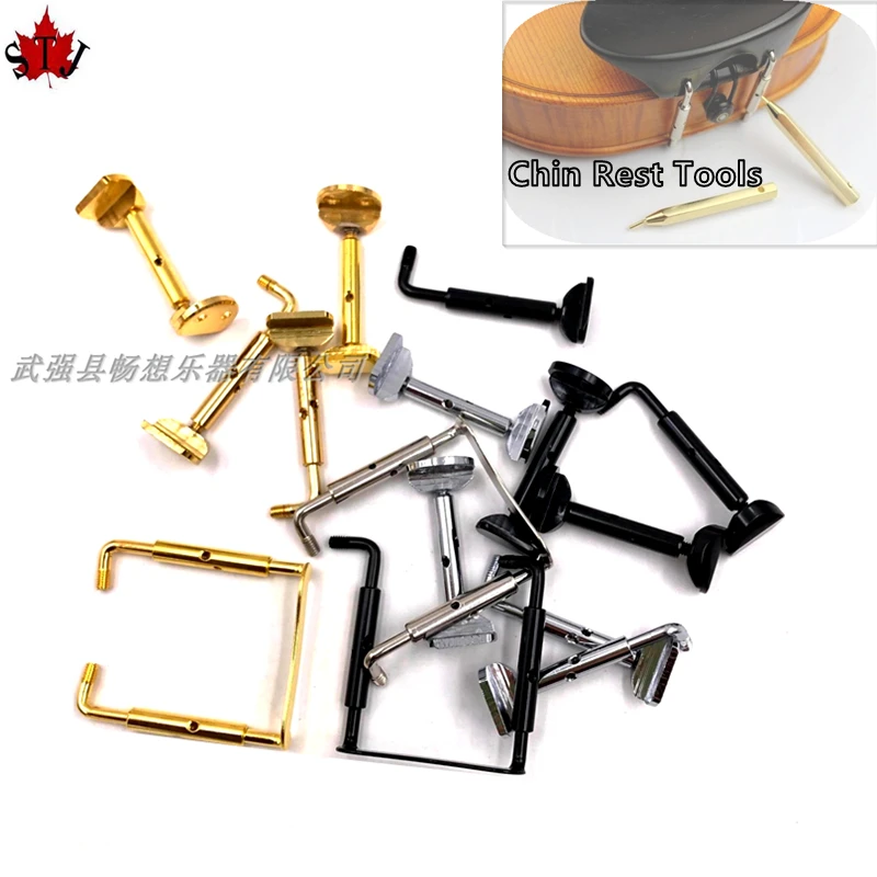1pcs/5pcs Viola fission/Chinrest Clamp Screws Silver/Black/Golden，Chinrest screw wrench Tool，Viola Replacement Parts accessories