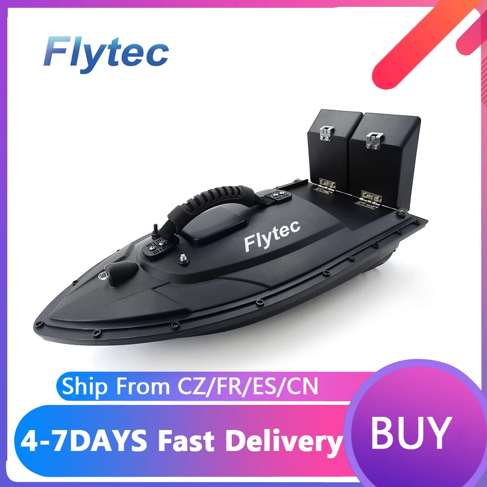 Flytec 2011-5 New Ungrade RC Bait Boat 5.4km/h Fishing Tools