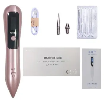 

9 Level LCD Face Skin Dark Spot Remover Mole Tattoo Removal Laser Plasma Pen Machine Facial Freckle Tag Wart Removal