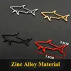 1pcs 3D Metal Car Styling Sticker Hollow Fish Shark Emblem Badge Decals Automobiles Motorcycle Computer Fuel Car Accessories ► Photo 3/4