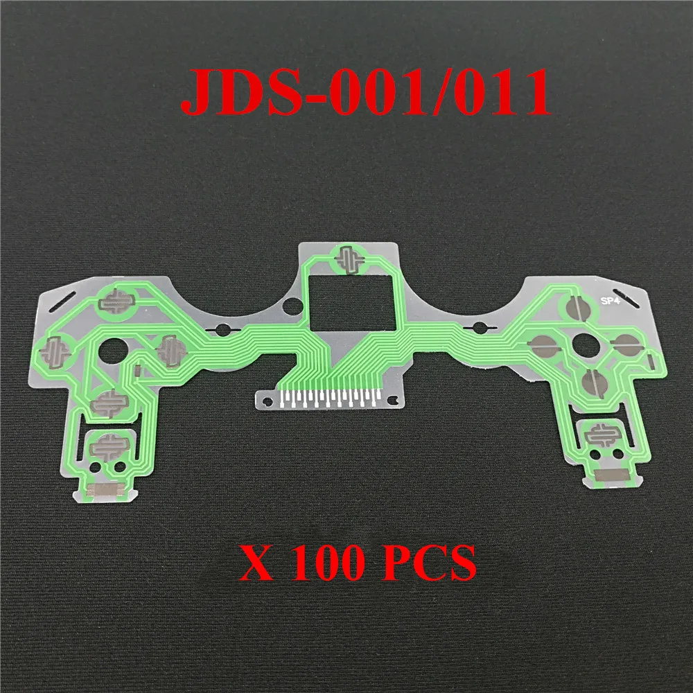 IVYUEEN 100 шт проводящая пленка для PS4 Dualshock 4 Pro тонкий контроллер Кнопки ленточная печатная плата JDS-001/011/030/040/050 - Цвет: JDS JDM 001 011