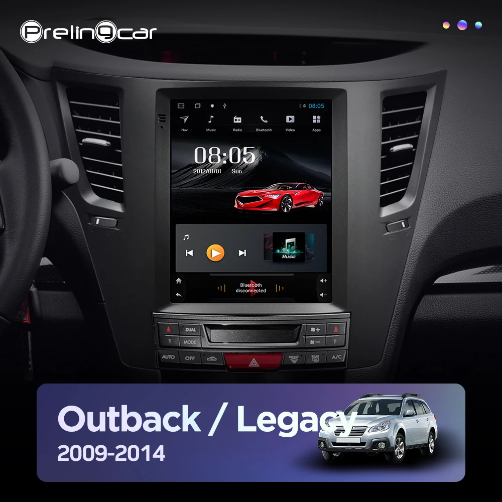 4G Lte вертикальный экран android 9 1 система мультимедийный радиоплеер для Subaru Outback Legacy