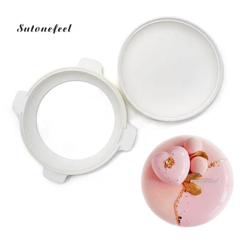 Oblate Shaped Silicone Mold Round Cake Mousse Mold for Baking Tray Chocolate Dessert Baking Pan Cake Decorating Tools