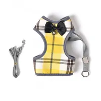 Small Dog Harness & Leash with Bowknot