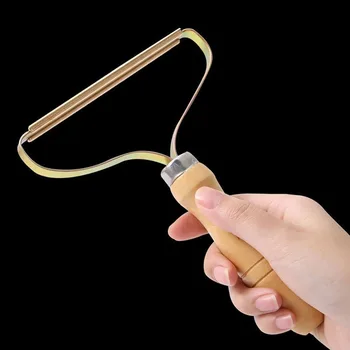 

Portable Lint Remover Clothes Fuzz Fabric Shaver Brush Tool Power-Free Fluff Removing Roller for Sweater Woven Coat JQ