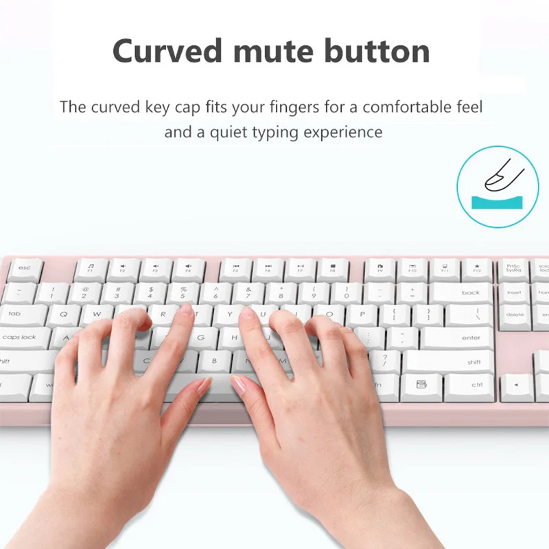 2 4G Беспроводная клавиатура и мышь мультимедиа Тихая игровая для Macbook Lenovo HP Asus