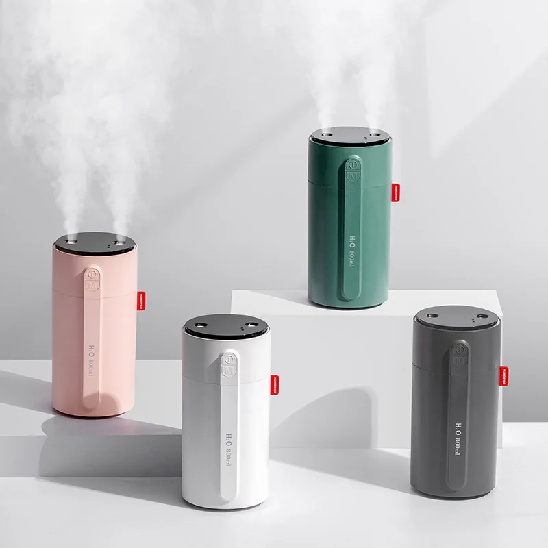 

800ml Smart gesture sensing Air Humidifier 2000mAh USB Rechargeable Wireless Ultrasonic Aroma Water Mist Dual Spray Diffuser car