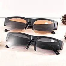 Zerosun очки для чтения Мужские Женские бифокальные очки для чтения мужские наружные походные анти-Полярный UV400 Чехол для очков