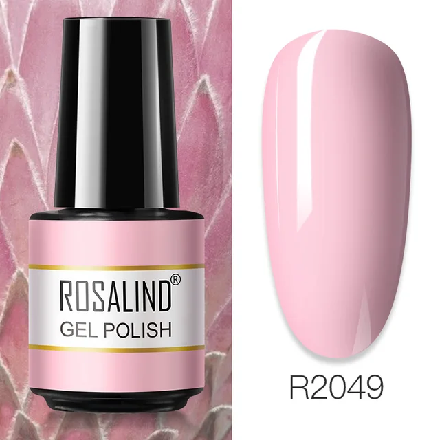 ROSALIND Primer Top Base Coat 7ML Gel Nail Polish For Manicure Long Lasting Nail Art Salon Gel Varnish UV LED Color Gel Polish RAR2049