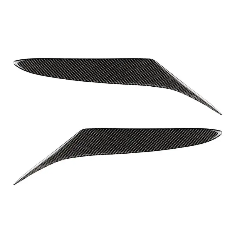 

1 Pair Carbon Fiber Headlight Lid Eyebrow EyeLids Stickers Cover Decoration Accessories for Mazda RX-8 RX8 2004-2008 Car Styling