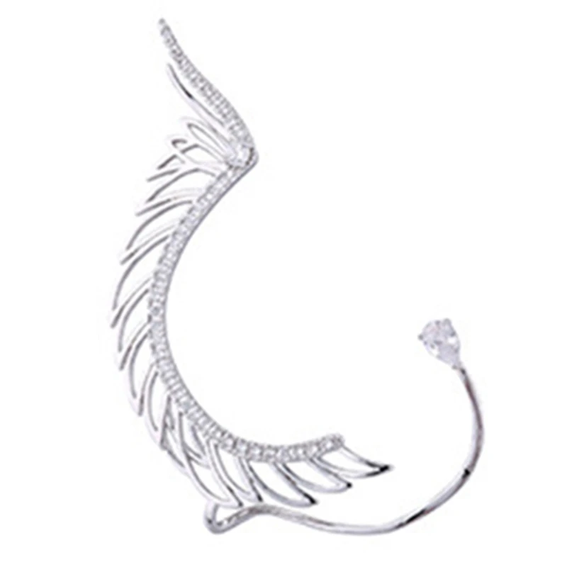 1 Pcs Angel Wing Ear Cuff Cubic Zirconia Women Wedding Party Movie Star Red Carpet Earring | Украшения и аксессуары