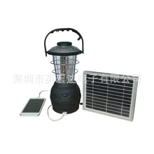 Светодиодный ручной светильник на солнечной батарее с ручкой для мобильного телефона-Аварийная зарядка