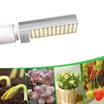 

LED Plant Grow Light Bulb USB Timer Full Spectrum Dual Head Growing Lamps Indoor D2TD