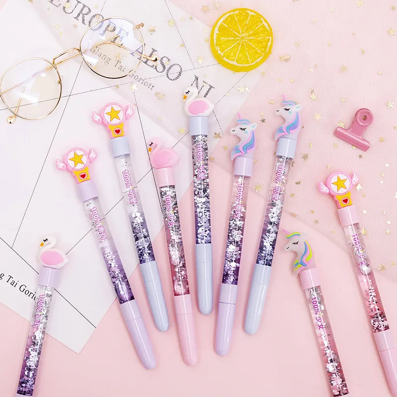 Флеш накопитель в виде единорога boligrafos kawaii lote plumas de gel 0 5 мм корейские ручки черные