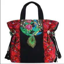 Вышитая сумка через плечо, испанская сумка, европейский стиль, женская сумка-тоут