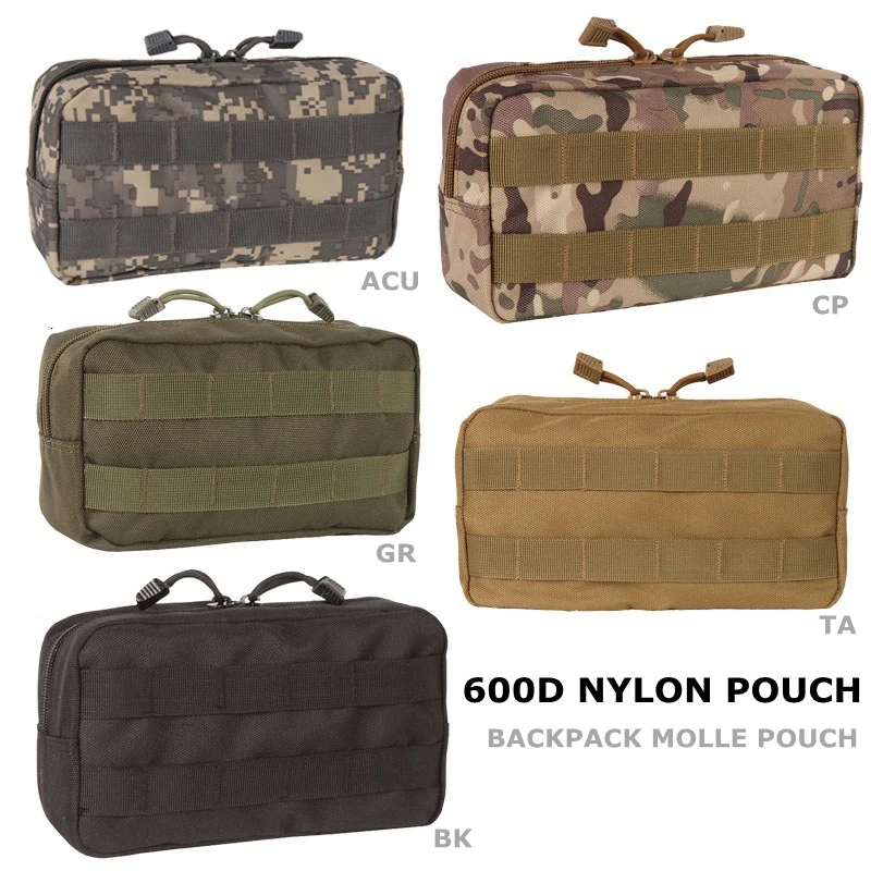 Tactical Molle Pouch Bag EDC Organizer Pouch Airsoft Grenade Pou