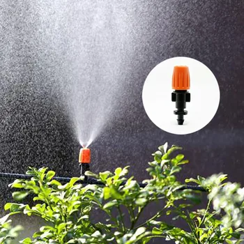 

Garden Irrigation System Micro Adjustable Misting Dripper Head Sprinklers 50pcs