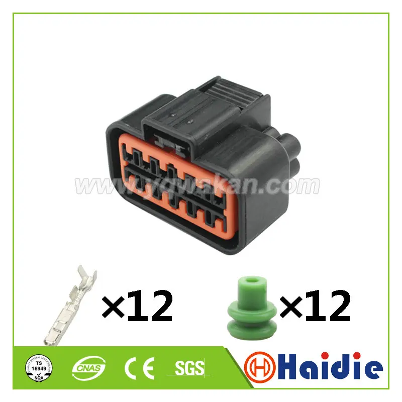 2sets 12pin Kum Connector Automotive Wire Housing Plug 12p Female Waterproof Connector Pb625