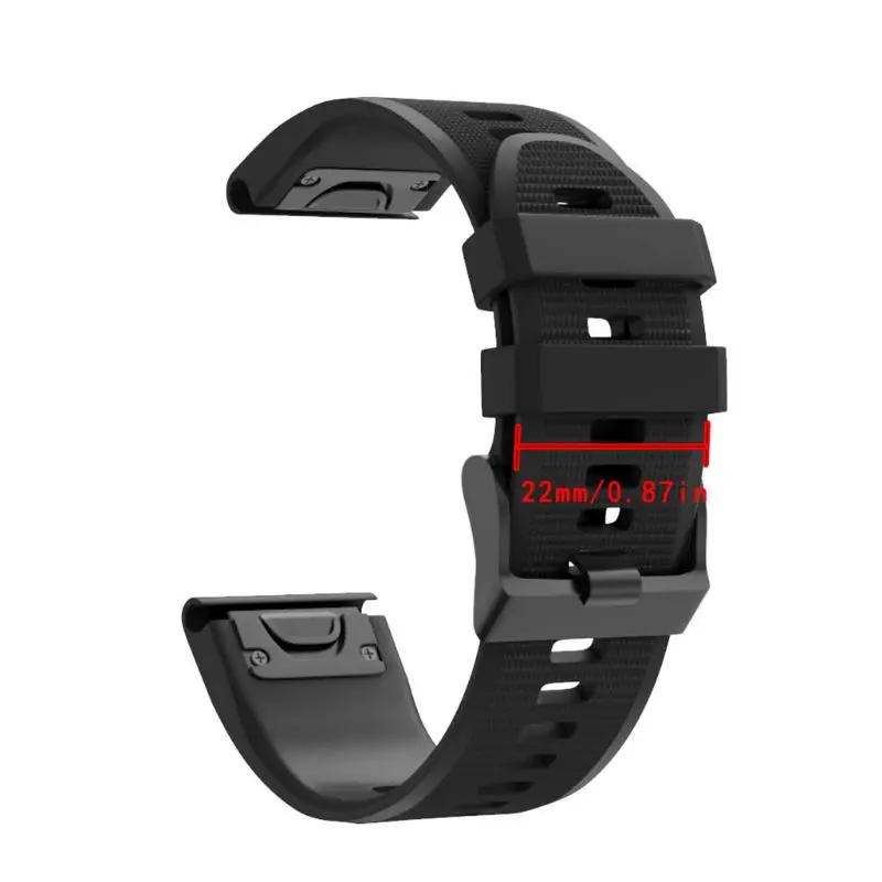 Soft Silicone Watchband Wrist Strap for Garmin Fenix 6/5/Forerunner935/945 Watch for smart watch