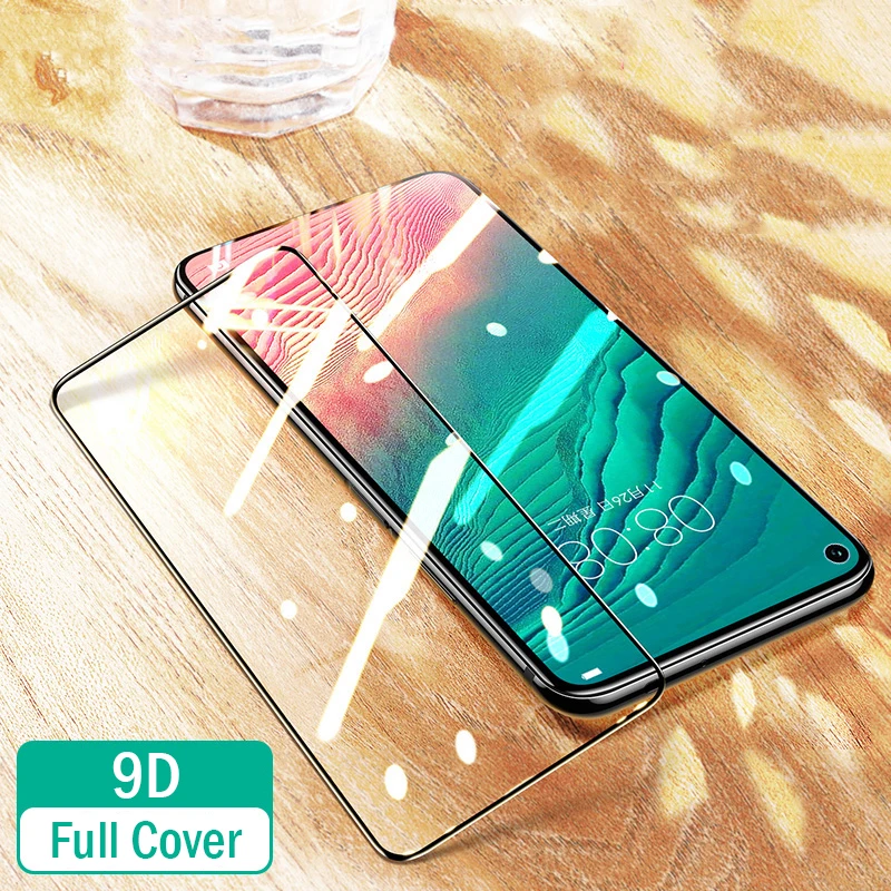 Защитная пленка 9D для экрана OPPO A52 закаленное стекло A72 изогнутая защитная