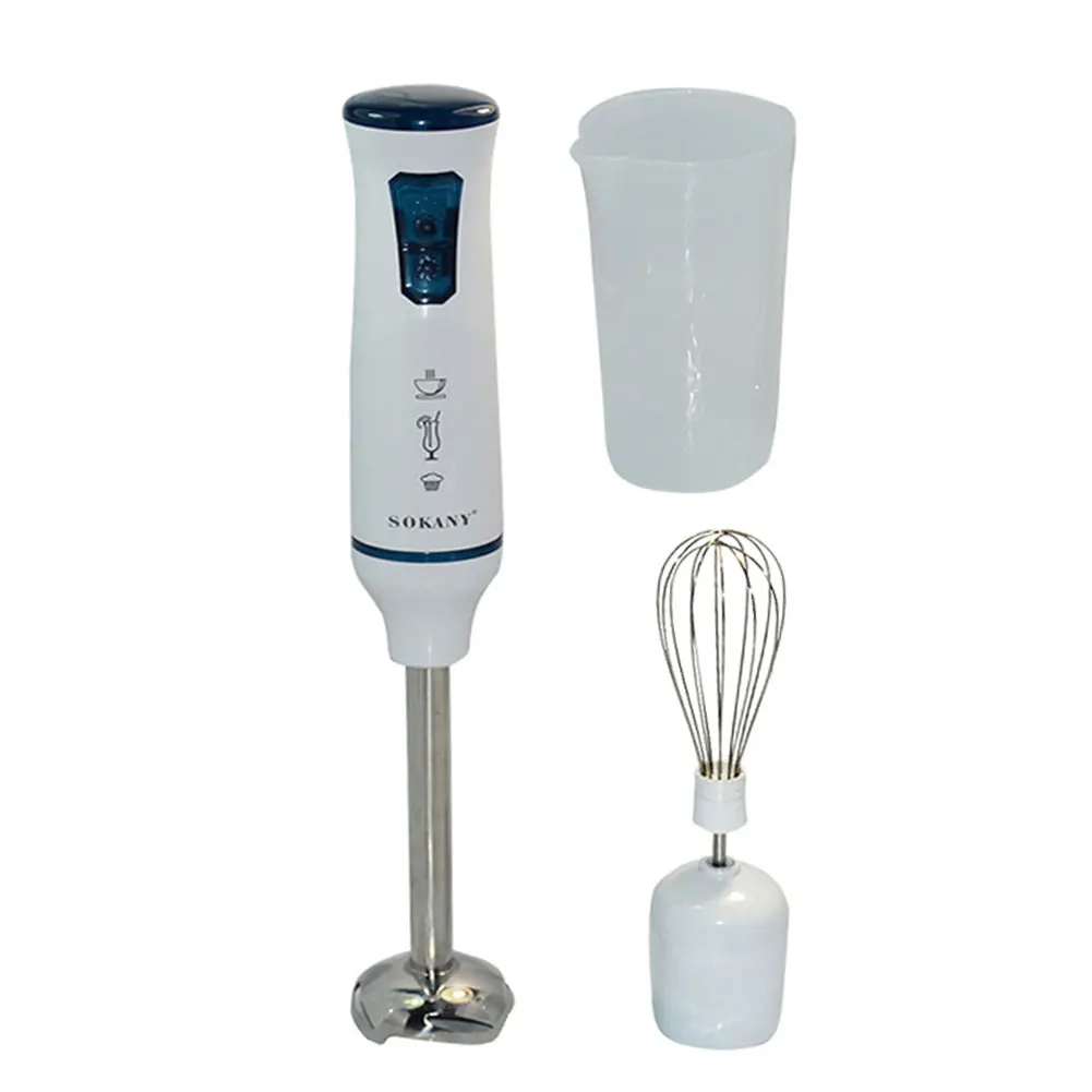 

New Whisk Electric Blender Kitchen Tools Egg Beater Portable Food Grinder Stick Handheld Juicer Fruit Baking Mixer 300W Chopping