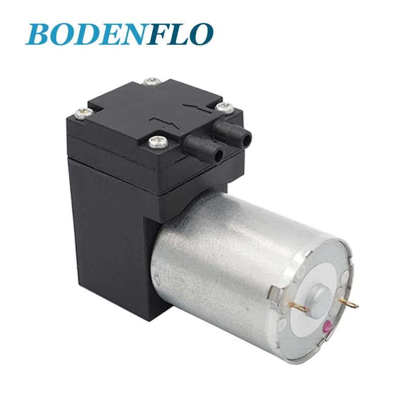 Min Mini Motor da Escova da Bomba de Vácuo do ar do Diafragma dc 6v12v 24v Pequeno Vácuo Adsorção Pumpe 3l