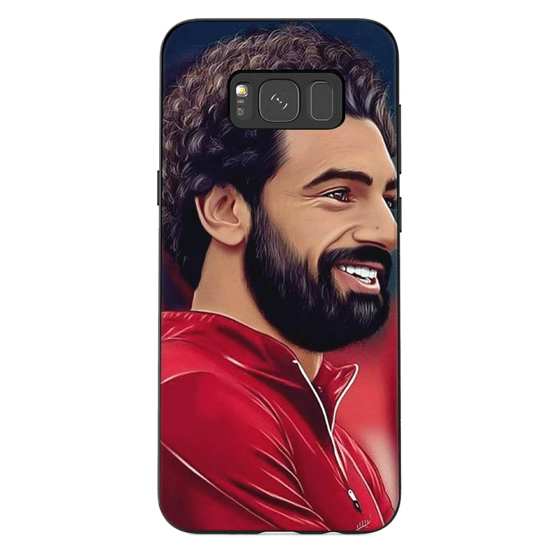 B7 Cute Cartoon Mobile Phone Case for Samsung A20E A70S A2 J4 J6 J7 Duo Plus Prime J8 Core Back Cover Football Player Mohamed - Цвет: B7