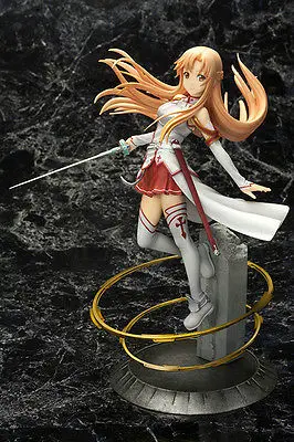 Японское аниме KOTOBUKIYA ASUNA Aincrad 21 см 1/8 окрашенная фигурка из ПВХ меч искусство