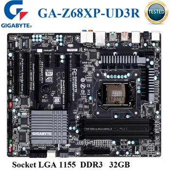 

LGA 1155 DDR3 Z68 Mainboard Gigabyte GA-Z68XP-UD3R Original Desktop Motherboard Z68XP-UD3R Z68 LGA 1155 i3 i5 i7 DDR3 32G