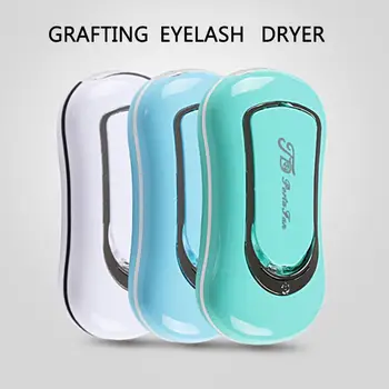 

Portable USB Mini Fan Air Cooler Eye Lash Mascara Dryer Quick Drying Makeup Device Tools with Foldable Mirror