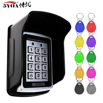 Teclado de Control de acceso Rfid de Metal resistente al agua, sistema de Control de acceso de puerta con 1000 usuarios, 10 teclas, gran oferta