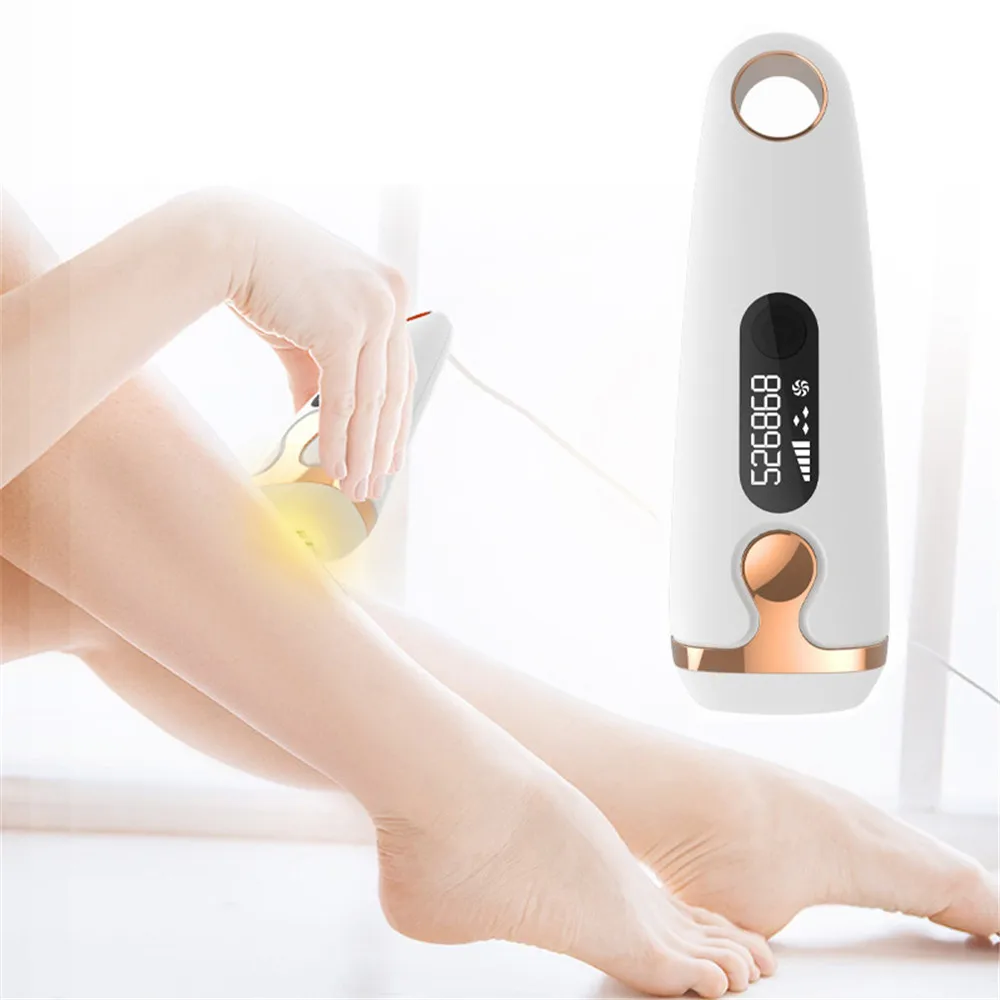 Лазерный Фотоэпилятор для женщин крем-кожи депилятор IPL эпилятор перманентное удаление волос 500000 Flash Touch Body Leg бикини триммер