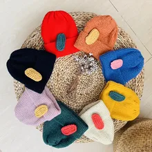 Детская модная маленькая заколка для волос для девочек и мальчиков, теплые зимние вязаные шерстяные шапки, шапка, Маленькая Шпилька, вязаные шерстяные шапки A1