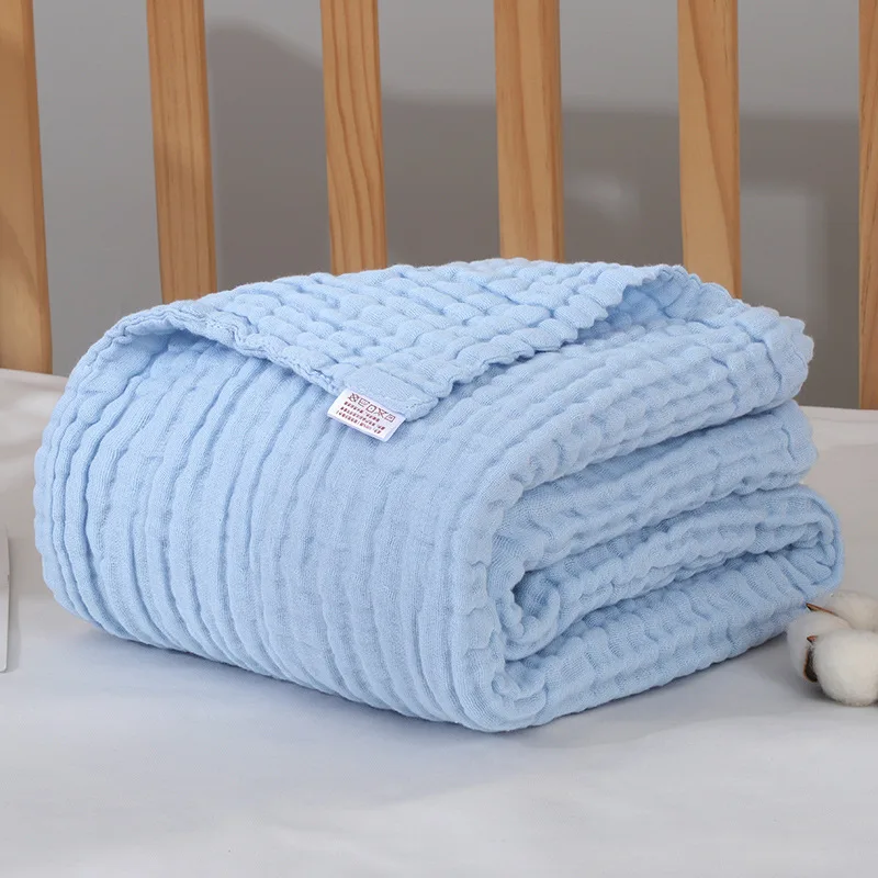 coperta neonato copertine mussola coperta pile copertina neonatMussola di  cotone bambino che riceve coperta per neonato Swaddle Wrap biancheria da  letto per bambini copripiumino per dormire 6 strati coperta per bambini -  AliExpress