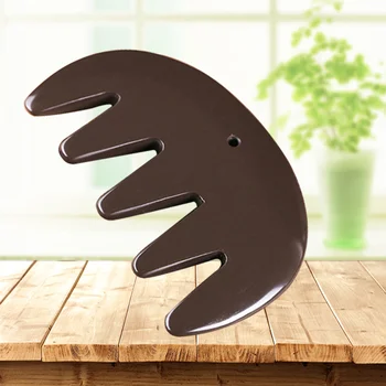 

5A grade brown color Si Bin Bian stone massage guasha kit multifuntion beauty head hair comb 100% original