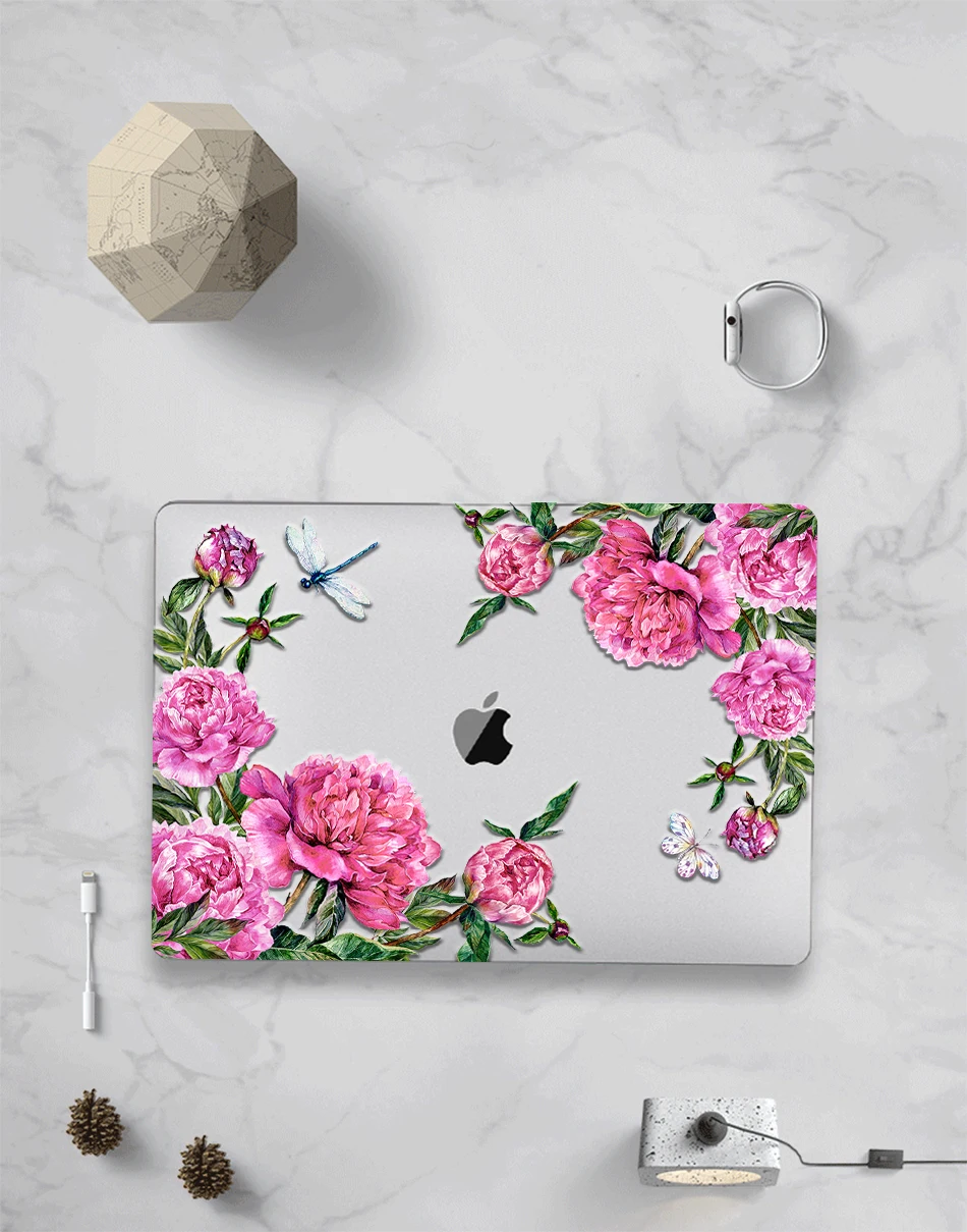 Чехол MTT с цветами и кристаллами для Macbook Air Pro retina 11 12 13 15 16, чехол с сенсорной панелью для mac book air 13,3 дюймов a1932, чехол для ноутбука