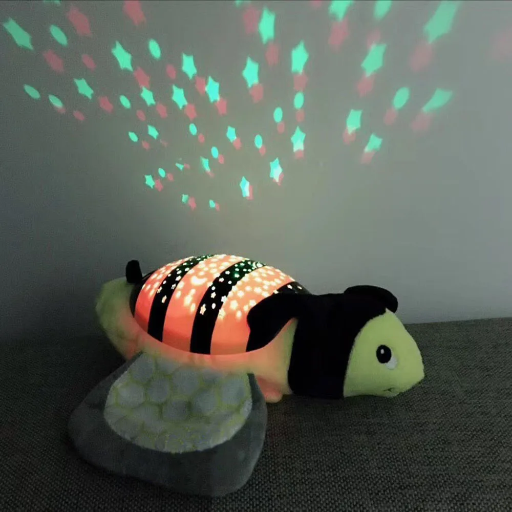 

LED Night Light Projector Spin Starry Sky Star Children Kids Baby Cartoon Animal Electric Music Sleep Romantic Projection Lamp