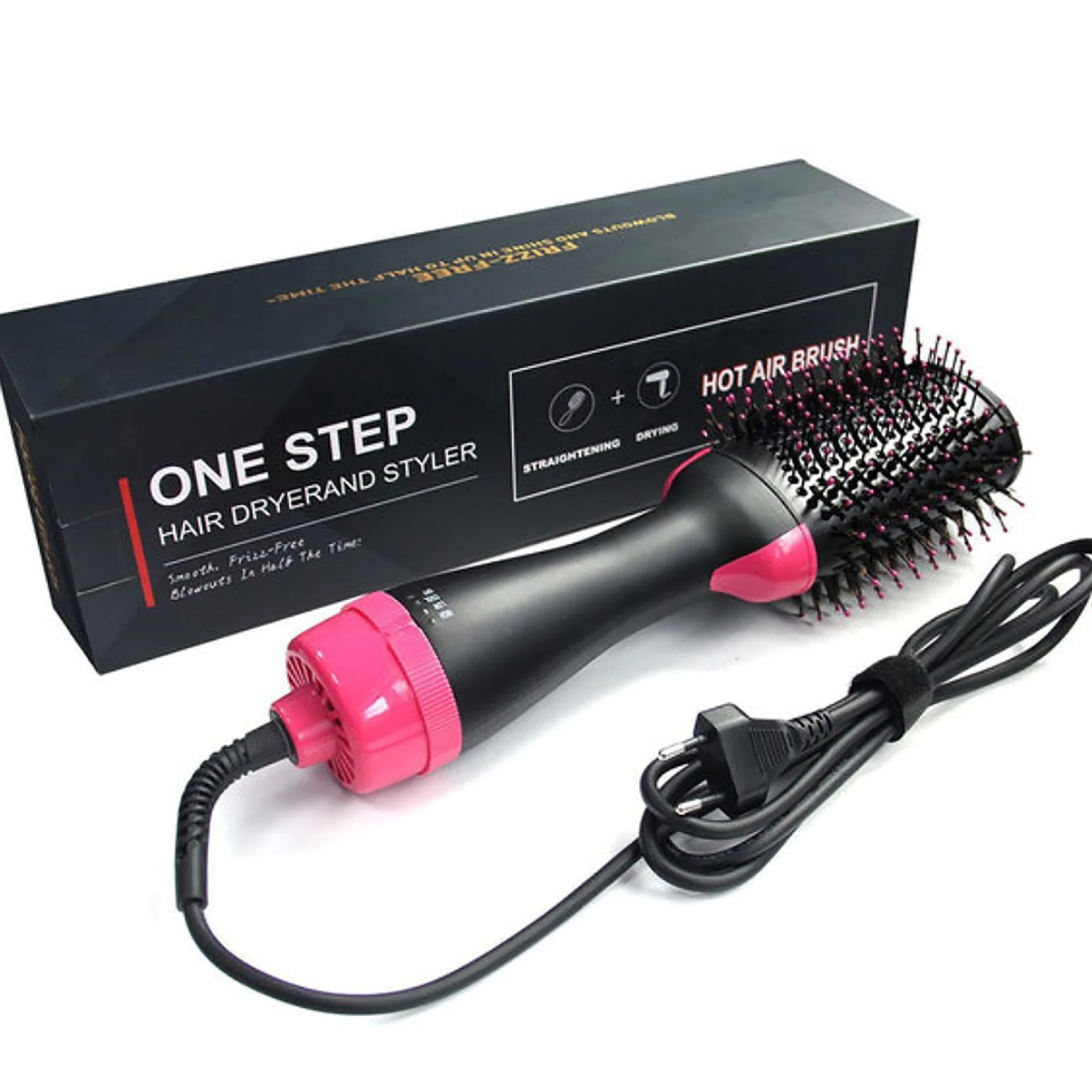 

Dropshipping One Step Hair Dryer Brush Household Hot Air Brush & Volumizer Hair Curler Straightener Salon Hair Styling Tools