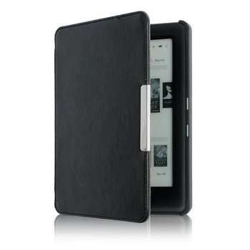 

Case for KOBO GLO HD 6.0" eReader Magnetic Auto Sleep Cover Ultra Thin Hard Shell (Black)