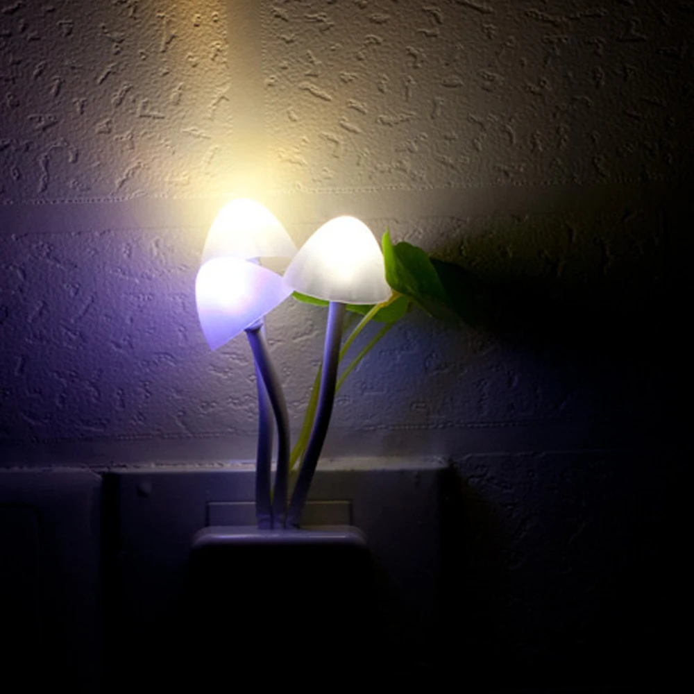 Light Control Dream Mushroom Night Light Water Plants Triangle Lotus Leaf Light 