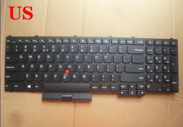 Новая клавиатура ноутбука для LENOVO THINKPAD P50 P70 США/французский/японский/арабский/иврит макет - Цвет: orange