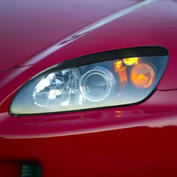 

Carbon Fiber Headlight Eyebrows Eyelids for Honda S2000 AP1 AP2 SPORT 2000-2009