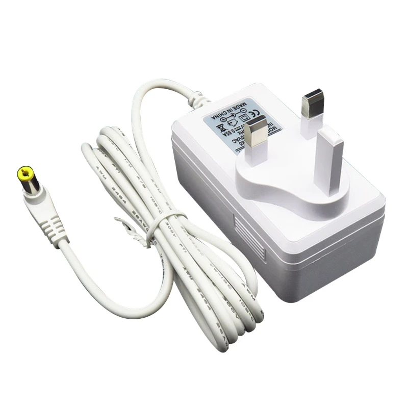 

UK Plug 24V 0.65A Power Adapter with Indicator Light Home AC Adapter for Cameras L4MB