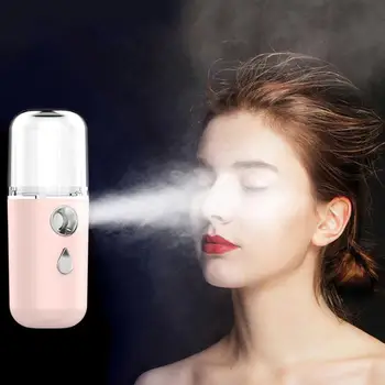 

Mini Portable Nano Mist Handheld Humidifier Cooling Hydrating Device Moisturizing Facial Steamer Atomizer Spray Bottle