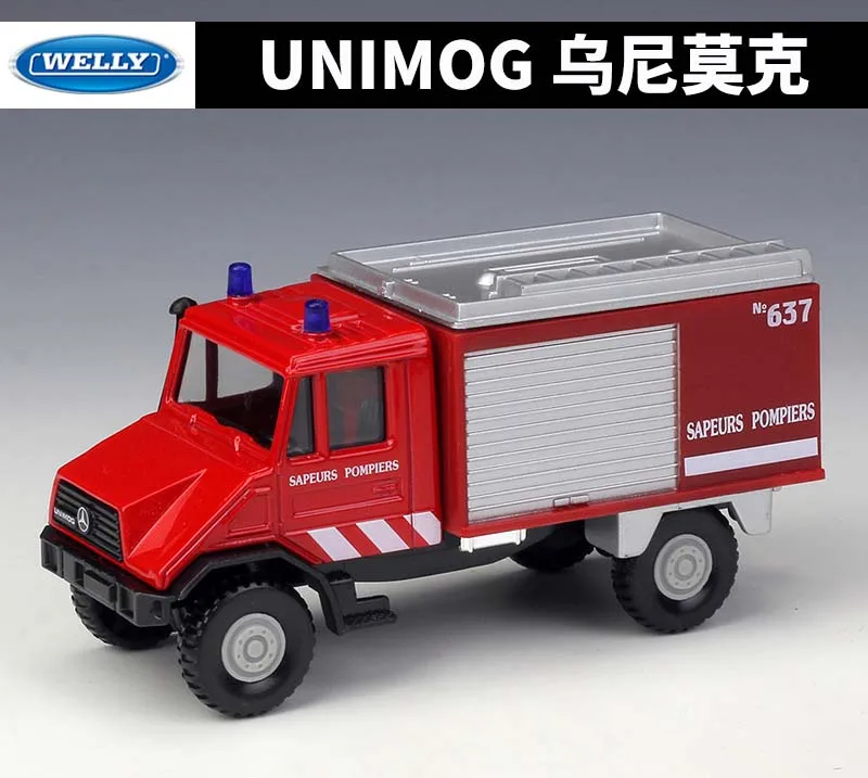 WELLY литой 1:43 симулятор автомобиля металлический пожарный автомобиль/инженерный