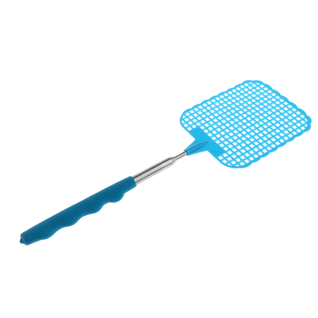 Portable Fly Swatter Retractable Kill Mosquitoes Flies Telescopic Plastic Portable Fly Swatter Retractable Kill Mosquitoes Flies Telescopic Plastic