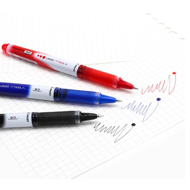 Японские канцелярские принадлежности PILOT V шариковая ручка гелевая ручка большая емкость жидкие чернила гладкое письмо офисные принадлежности BLN-VBG5